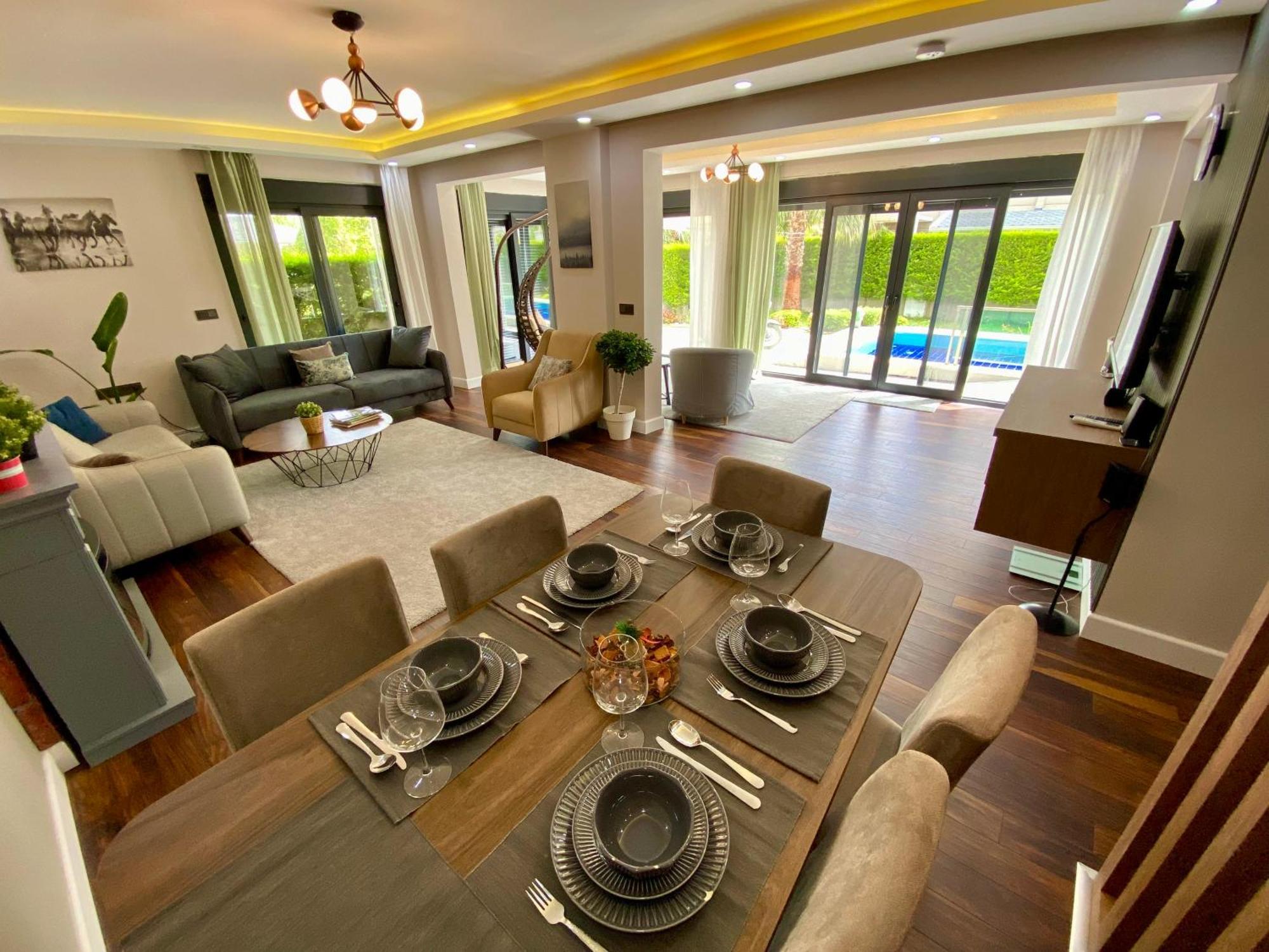 Villa Annabell1 With Swimming Pool And Jacuzzi, 3 Floors بيليك المظهر الخارجي الصورة
